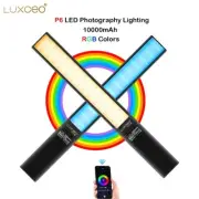 LUXCEO P6 RGB Led Video Light Lamp 18W 10000mAh Full Color Photography Light APP