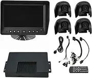 7 inch Night Vision Recorder 360 Degree Truck Security Camera System
