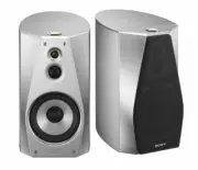 Sony SS-HA1/SC High Resolution Bookshelf Speaker Pair - Silver (NEW)