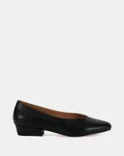 Shelly Shen Murphy/Black Lizard Leather Womens Heels 05