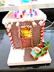 MARIANNE of MAUI'S Hand Built Hawaiian Christmas Adobe Light able