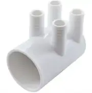 Manifold, 3/4" Barb, 4 port, Dead End, 2" Slip WM2XSKB-4 55-174-2320