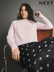 Pink Blush Premium Soft Touch 100% Cashmere Knitted Jumper (E29792) | $133