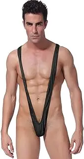 [HiSexy] Men Mankini Swimsuit V Sling Bathing Suit Sexy Lingerie Singlet Borat Style Bodysuit Halloween Costume