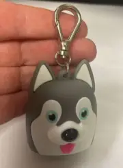 Bath Body Works Husky Dog Pocketbac Holder Hand Sanitizer