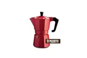 Pezzetti ItalExpress Aluminium Stovetop Espresso Coffee Maker 6 Cups Red