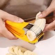 Stainless Steel Banana Slicer Banana Fruit Divider Ham Sausage Cutting Fruit _fl