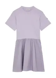 Moncler Kids Jersey and Shell Dress (12-14 Years) - Purple - 12A (12 Years) 12A (12 years)