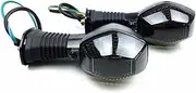 Motorcycle Indicators Flowing Turn Signal Lights Motorcycle Blinker Lamp Turn Signal Light For Su&zu&ki GSF 600/650/1200/1250 N/S for Ba&nd&it GSF1250SA GSX650F GSX1250FA(Smoke)
