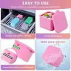 Bpa-free Silicone Storage Box Containers with Lids Eco-friendly Reusable Salad