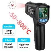 Digital Infrared Thermometer -58 to 1472°F (-50 ~ 800°C) Laser Temperature Meter