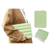 Puffy Sleeve 13.3 Inch Laptop Computer Cover Bag Carrying Case-Green