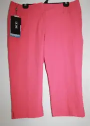 Adidas Climacool Golf Capri 3/4 Pants Coral Ladies Women's 14 BNWT Pink