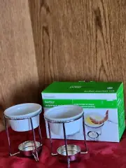 2074. NEW PROGRESSIVE PREPWORKS BUTTER WARMER SET