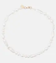 [Simone Rocha] Simone Rocha Legato pearls and faux pearl necklace One Size white