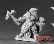 NALILA GOLDHAMMER, DWARF Reaper Miniatures Dark Heaven Legends REM03413 D&D