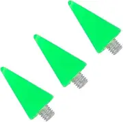 LIFKOME 3Pcs Wax Head Dotting Pen for Nail Art Acrylic Manicure Tools Replacement Tips for Rhinestones Gems for Salon DIY Use Green