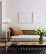 TAMBURA: Scandinavian Large Round Drum Shape Floor Lamps White