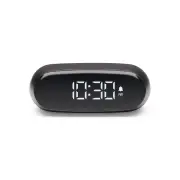 Lexon Minut Mini Alarm Clock - Gunmetal