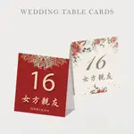 ｜客製｜．〔W01〕客製桌卡．桌席卡．婚禮桌卡