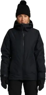 Billabong SULA Snowboard WINTER SKI Jacket Women's S SMALL BLACK 10K WATERPROOF