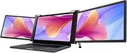 Kogan XPRESSO 13.3" Full HD Pro Dual Screen Tri-Fold Portable Monitor for 14” - 17” Laptops (1920 x 1080) - KAMN133TFDEC