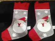 Santa Wonderland 1 Set Of 2 Santa Clause Stockings