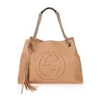 在飛比找momo購物網優惠-【GUCCI 古馳】536196 SOHO雙G LOGO 流