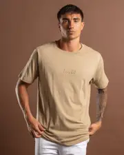 [Lucid] Lucid Men's Manoeuver T-Shirt in Sand Natural Size Small S Sand Natural