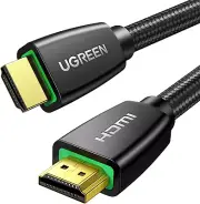 4K HDMI Cable 2M HDMI 2.0 Braided Cord 18Gbps High Speed with Ethernet Support 4