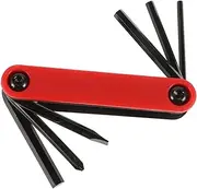 EXAOMBLE 1 Set Compact Folding Hexagon Wrench Set Bike Repair Tool for Go Fixes Portable and Versatile Inner Hexagon Wrench Set for Home and Outdoor Repairs