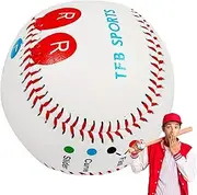 Bullet Ball Baseball - 9 Inches Training Baseball - Baseball with Color Coded Finger Placement Marks ForBeginners to Learn Multiple Pitching Grips