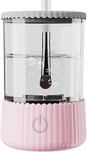 Makeup Brush Cleaner, Brush Dryer and Washer, Hygienic Automatic Brush Cleaner, Cosmetic Brushes Cleaner with Automatic Washer and Dryer Features for Makeup Enthusiasts (1 Piece)