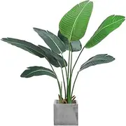 Artificial Tree Artificial Plants Artificial Plant Bonsai Traveler Banana Simulation Tree for Indoor Outdoor Home Home Office Garden Housewarming Gift Christmas Decoration Artificial Tree (Color : A
