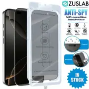 For iPhone 16e 15 14 13 12 Pro Max Plus Privacy Glass Screen Protector Dustproof
