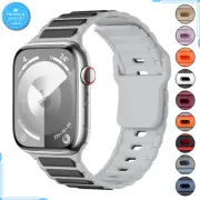 Sport Silicone Bracelet Strap For Apple Watch 42 40 41 44 45 46 49mm Wristband