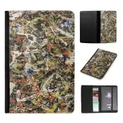 PASSPORT ITINERARY ORGANIZER|JACKSON POLLOCK - CONVERGENCE ART PAINT