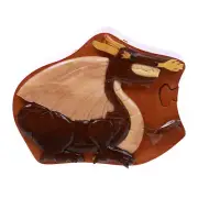 Wings Handcrafted Wooden Dinosaur Secret Jewelry Puzzle Box - Tyrannosauru