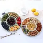 Compartment Nuts Dish Appetizer Serving Platter Snack Plate Food Storage Tray