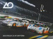 2023 AO Racing Porsche 911 GT3 GTD Swap Shop Throwback Rolex 24 IMSA Hero Card