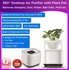 360° Micro-Ecological Desktop Air Purifier Plant Pot Activated Carbon UV Light