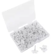 100Pieces Flowers Sewing Pins Flowers-Head Quilting Pins, Flowers-Head Push Pins