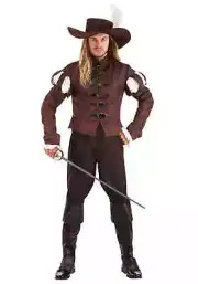 Men's Suave Swordsman Costume