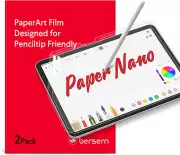 2-Pack Paper Nano Screen Protector for iPad Air 11 Inch 2024 (M2) / 11 / 10.9