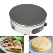16" Crepe Maker Electric Pancake Machine Chinese Crepes Maker 50-300℃ Tortilla