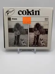 Genuine Cokin Square P-Series P-005 +3 Sepia Filter 84mm x 84mm - Unused