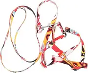 1Set Harness with Walking Leash for Small Dogs Nylon Outdoor Pet Walking Rope Ergonomic Design for Comfort and Control Suitable for Training