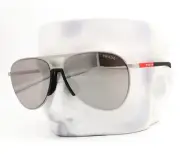 Prada Sport SPS53Z 18X-80I Sunglasses Matte Champagne Silver Mirror w/case NWT