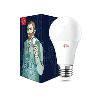 【旭光】LED E27 10W 全電壓 球泡 白光 黃光 自然光-8入組(LED E27 10W 全電壓 燈泡)