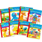 Elmo Manners Books for Kids Toddlers - Set of 8 Manners Books